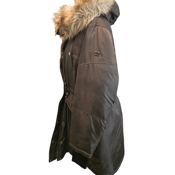 ❣️HP❣️Diane Von Furstenberg, daisy coat in olive size xxl - Picture 2 of 8